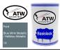 Preview: Ford, Blue Mink Metallic / Hellblau Metallic, 1X: 500ml Lackdose, von ATW Autoteile West.